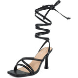 Women's Strappy Heeled Sandals XZP0028