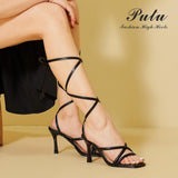 Women's Strappy Heeled Sandals XZP0028