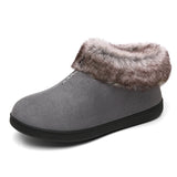 MISHANSHA Women Warm Non-slip Indoor Cotton Slippers M100