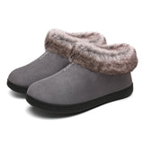 MISHANSHA Women Warm Non-slip Indoor Cotton Slippers M100