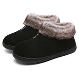 MISHANSHA Women Warm Non-slip Indoor Cotton Slippers M100